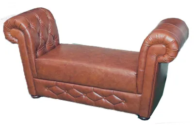 Immagine prodotto di Pouf Chesterfield in pelle, pouf imbottito, poggiapiedi, chaise longue, ottomana, pouf relax, nuovo