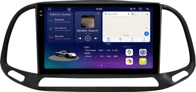 Obrázek produktu pro 256GB Autorádio Android Fiat Doblo 2015-2019 2K 4G LTE Carplay Android Auto Navigace DAB+ SWC Bluetooth