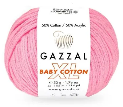 Produktbild von Wolle Gazzal Baby Baumwolle XL 3468 rosa - Stricken & Häkeln