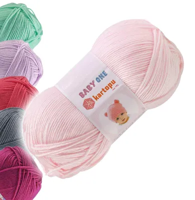 Produktbild von 100g Strickgarn Kartopu BABY ONE Antipilling Babywolle Babystrickgarn, 45 Farben