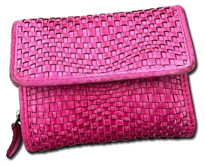 Produktbild von Florence Damen Geldbörse Portemonnaie Leder fuchsia pink 10x12x3cm OPF102P4
