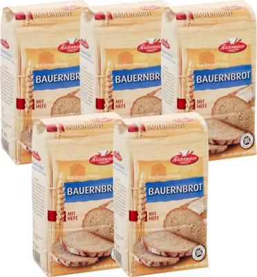 Produktbild von BIELMEIER Brotbackmischung Bauernbrot 5 Stück á 500g Küchenmeister