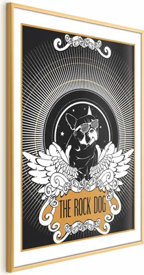 Produktbild von Posterpapier Poster - The Rock Dog 21x30 cm Text g-A-0204-ao-a