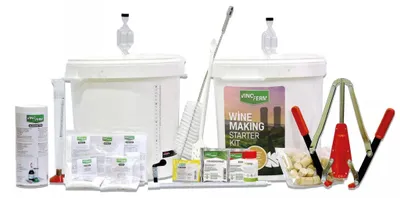 Immagine prodotto di Vino fatto in casa, fare il vino, kit per fare il vino in casa - Pacchetto iniziale MAXI con istruzioni, Lingua delle istruzioni: Inglese