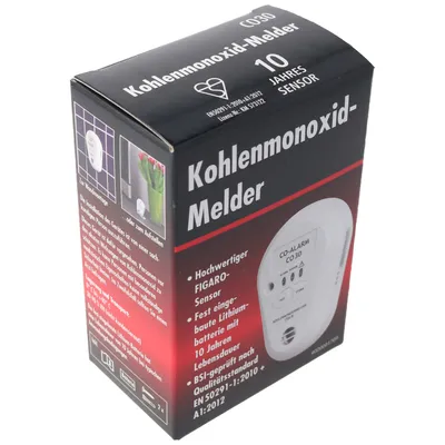 Produktbild von Alarm oxidu uhelnatého s dlouhodobou lithiovou baterií, životnost cca 7 let