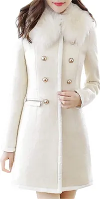 Produktbild von Rvhswds Damen Übergangsmantel Creme XXL