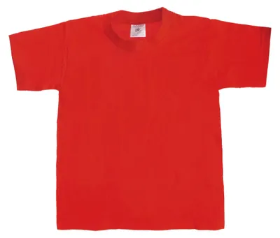 Produktbild von B&C Kinder T-Shirt, kurzarm FK126 (3-4) (Rot)