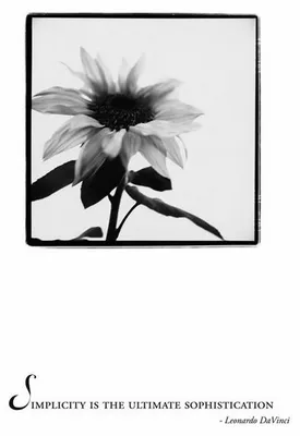 Imagen del producto de Fleur - Simplicidad (Leonard de Vinci) - 61x91,5 cm - Póster