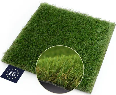 Produktbild von Primaflor Kunstrasen KORSIKA - 2,00m x 2,00m - 32mm hoch - Meterware - Wasserdurchlässiger, UV-Stabiler Rollrasen, Rasenteppich, Kunststoffrasen für Garten, Terrasse & Balkon