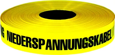 Produktbild von Trassenwarnband 'Achtung Niederspannung' / Rolle 40 mm x 250 m