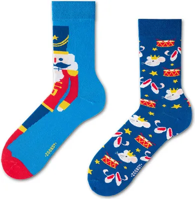 Produktbild von ZOOKSY - Lustige Bunte Socken für Damen und Herren (1 Paar) I Funny Socks I Verrückte Motivsocken mit Baumwolle I Bunt Motiv Socke I Märchenhaft Motive I Große: 36-40
