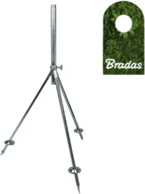 Immagine prodotto di Bradas 4321 - Treppiede con filettatura esterna per testine di irrigazione (da 75 a 110 cm, 25 mm)