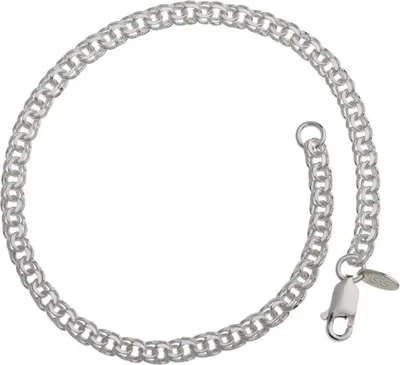 Produktbild von SILBERKETTEN STORE Garibaldikette Armband 3,6mm - 925 Silber, Länge wählbar von 16-25cm - 21cm