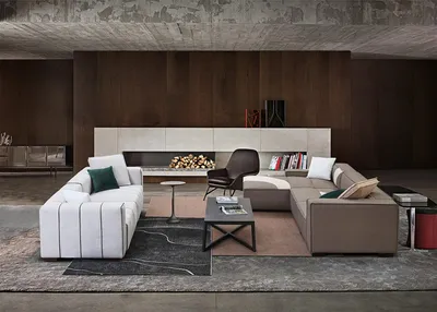 Produktbild von Wohnzimmer Garnitur Design Ecksofa L-Form + Sofa 4 Sitzer  Polster Couchen Leder
