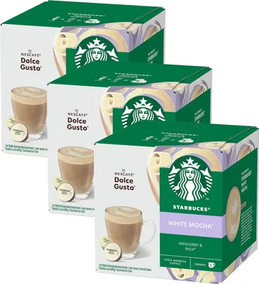 Produktbild von Starbucks White Mocha für NESCAFÉ Dolce Gusto (3 x 12 Kapseln)