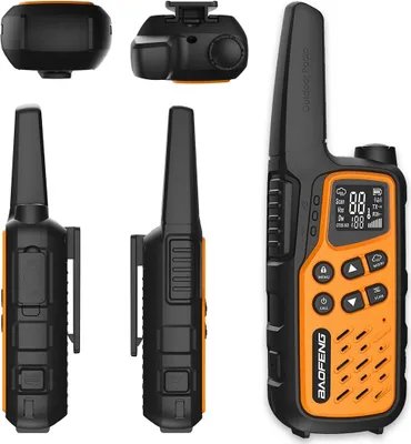 Produktbild von Baofeng BF-T25E Walkie-Talkie, orange, 2er-Set