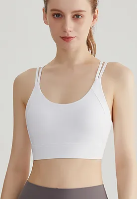 Produktbild von INF Crisscross Rücken Yoga Sport-BH Weiß M