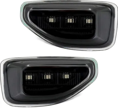 Produktbild von LED Seitenblinker Set für Dacia Duster 2 ab 2018- Blinker Schwarz Eagle Eyes