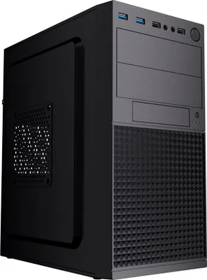 Produktbild von Gembird Mini-Tower-Computergehäuse Fornax K300, Micro-ATX, 2x USB 3.0 + 2x USB 2.0, schwarz (CCC-FC-K300)