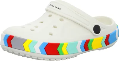 Produktbild von Weiße EVA Clog Badeschuhe Modell MY1750-WHT, leicht und wasserabweisend
