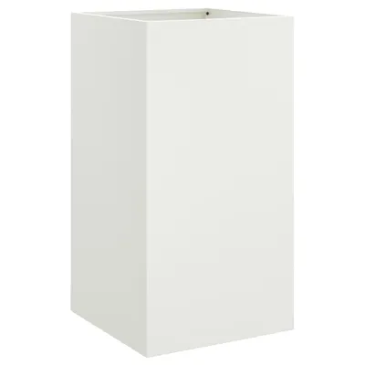 Immagine prodotto di vidaXL Fioriera bianca 42x38x75 cm in acciaio