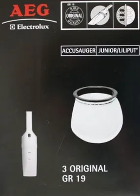 Produktbild von AEG 900087602, Weiß, AEG Junior, Liliput AG 1411 / 1412 / 1413/ 14122, 50 mm, 165 mm, 240 mm, 90 g