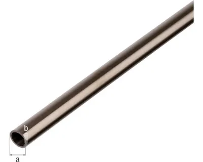 Immagine prodotto di Alberts 487263 Tubo tondo, acciaio inox, 2000 x 8 x 1 mm