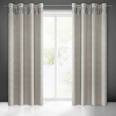 Produktbild von Vorhang JASPER  silber silber 140x250 cm  Ösen