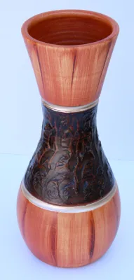 Produktbild von BODENVASE 50cm groß Keramik - Modell Beleza 2 Hellbraun