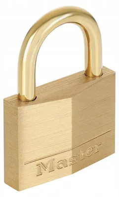 Produktbild von Masterlock 645EURD Messing-Vorhangschloss Schlüsselschloss wetterbeständig