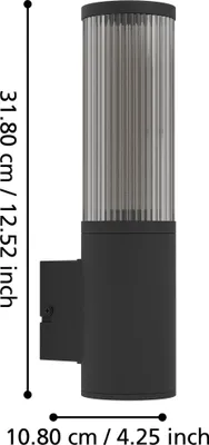 Produktbild von EGLO SALLE, E27, IP54, Schwarz