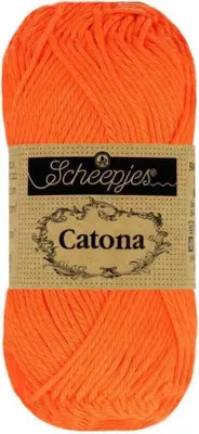 Produktbild von Scheepjes Catona 25g 603 Neon Orange