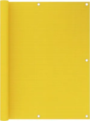 Produktbild von Balkon-Sichtschutz Gelb 120x300 cm HDPE , Markisen Design 2024