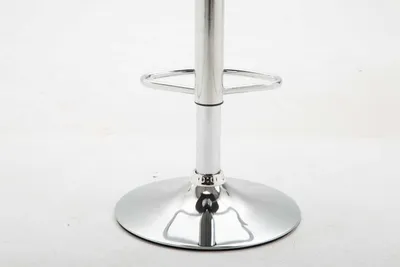 Produktbild von CLP 2er Set Barhocker Lana V2 Kunstleder drehbar und stufenlos verstellbar schwarz Gestell Farbe chrom