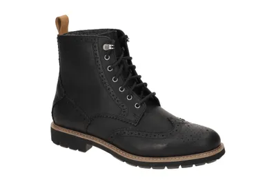 Zdjęcie produktu dla Clarks BATCOMBE LORD męskie buty za kostkę - eleganckie buty za kostkę czarne NOWOŚĆ