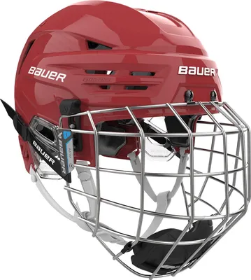 Zdjęcie produktu dla Kask Bauer Combo (z kratką) RE-AKT 70 czerwony M