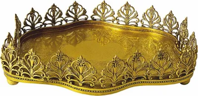 Produktbild von Casa Padrino Barock Tablett Messing 27 cm - Barockstil Gastronomie Accessoires