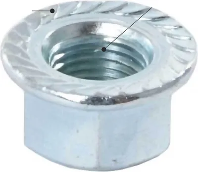 Produktbild von 2 x Fix-Nippel Flanschmutter  SW15 x 10,0 Gewinde M10 x 1 inkl. Schlauchflicken