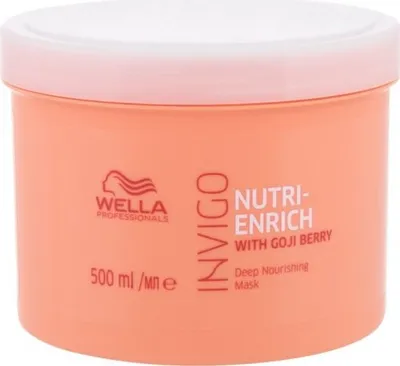 Zdjęcie produktu dla Wella Professionals Invigo Nutri-Enrich Mask with Goji Berry odżywcza maska do włosów suchych i zniszczonych 500 ml
