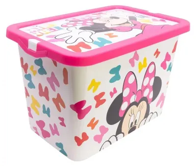 Immagine prodotto di Contenitore in plastica Disney Minnie Edgy Bows da 7 litri