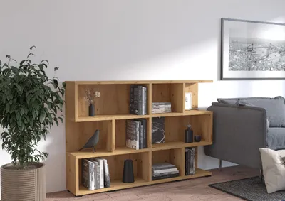 Produktbild von Bücherregal MORE 2+6+2 Standregal Regal Eiche Artisan