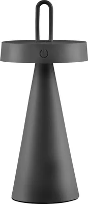 Produktbild von LED-Tischlampe - H 28,9 cm - Schwarz - Kunststoff - Silikon - dimmbar