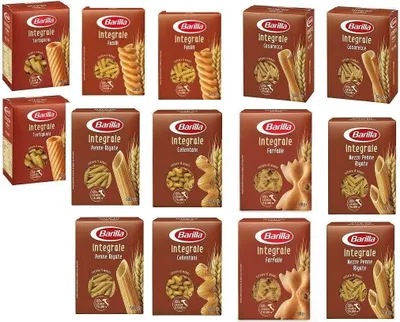 Produktbild von TESTPAKET Pasta Barilla integrali Vollkorn italienisch kurze Nudeln (14 x 500g)