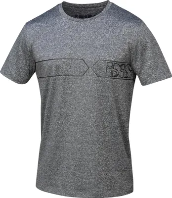 Produktbild von IXS Team Funktions T-Shirt, grau/schwarz, M