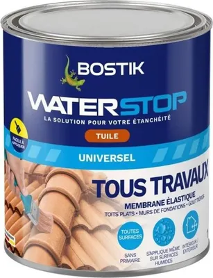 Obrázek produktu pro Těsnicí páska, BOSTIK Waterstop, 1 kg, barva cihlová, oprava netěsností, technologie MS polymer