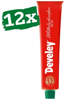 Produktbild von Develey Senf mittelscharf Tube - 12x 200ml