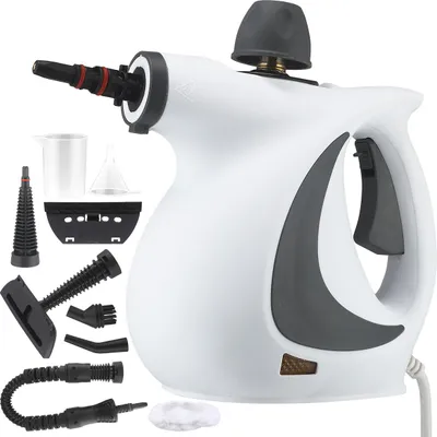 Produktbild von Handdampfreiniger 1050W mit 11 Zubehör, 3,2 BAR, für Böden, Polstermöbel, Kinder & Haustiere, tragbar