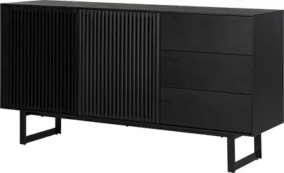 Produktbild von home24 Sideboard mit 3 Schubladen - Esche Teilmassiv