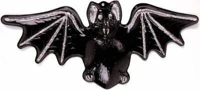 Produktbild von Widmann 3D Fledermaus Halloween Dekoration aus Kunststoff 58x26x3cm