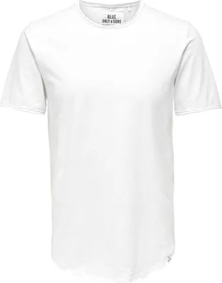 Produktbild von ONLY & SONS Rundhals T-Shirt Langes Kurzarm Shirt Basic aus Baumwolle ONSBENNE Größe: XS